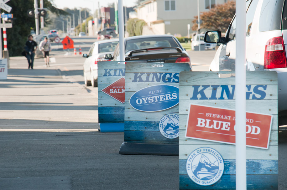 Kings Fishmarket Signage emotive design